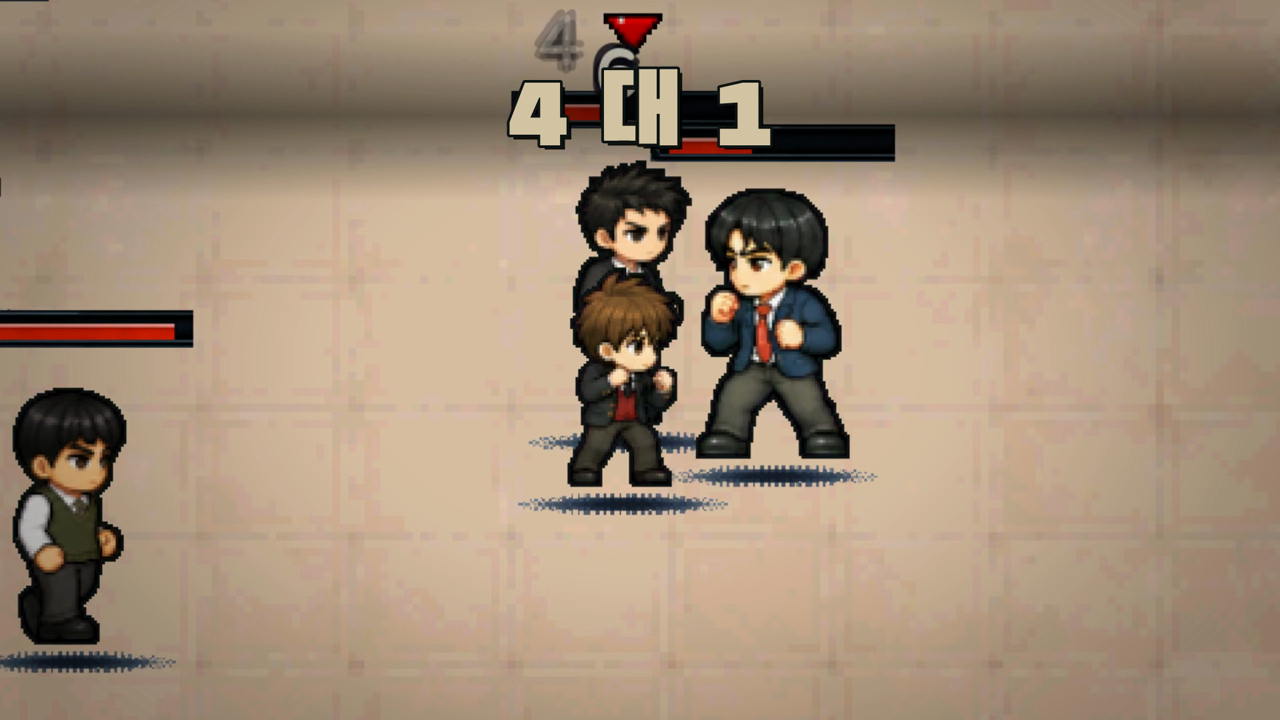 Doyoon in an actual gameplay fight