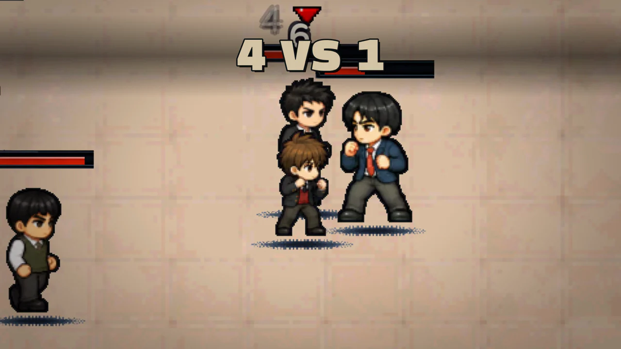 Doyoon in an actual gameplay fight