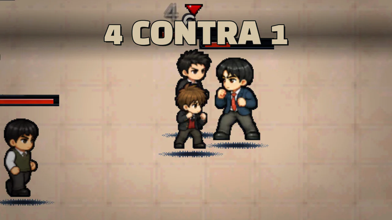 Doyoon en una pelea real del juego